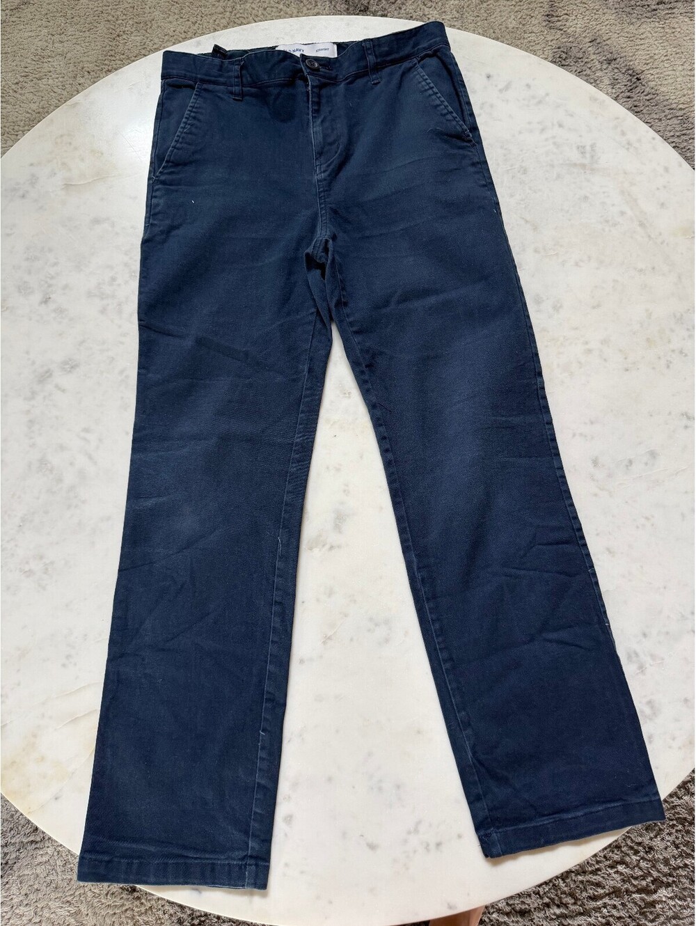Old Navy Straight Blue Pants- Size 14 - Adjustable waist